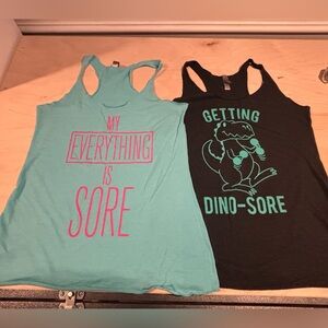 Next Level Apparel Black Tank Top-Size medium